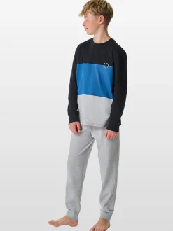 Schiesser Jungen Pyjama - Nightwear 1 in grau