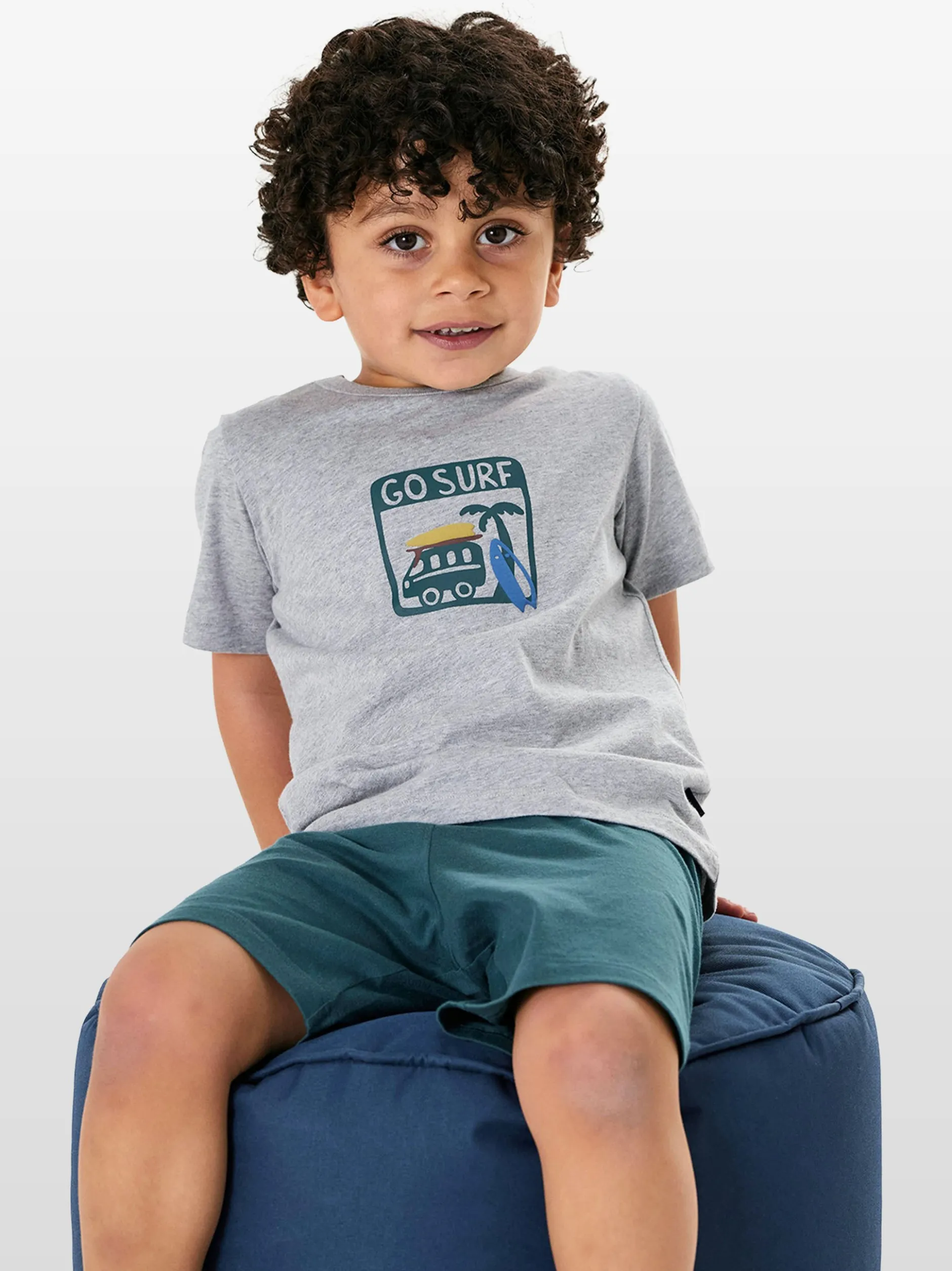 Schiesser Jungen Pyjama - Nightwear in grau