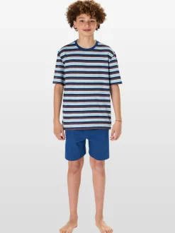 Schiesser Jungen Pyjama - Nightwear in türkis
