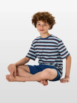 Schiesser Jungen Pyjama - Nightwear in türkis