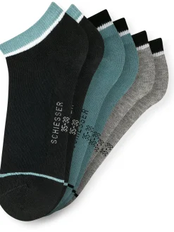 Schiesser Jungen Sneakersocken - "Uni" in mehrfarbig