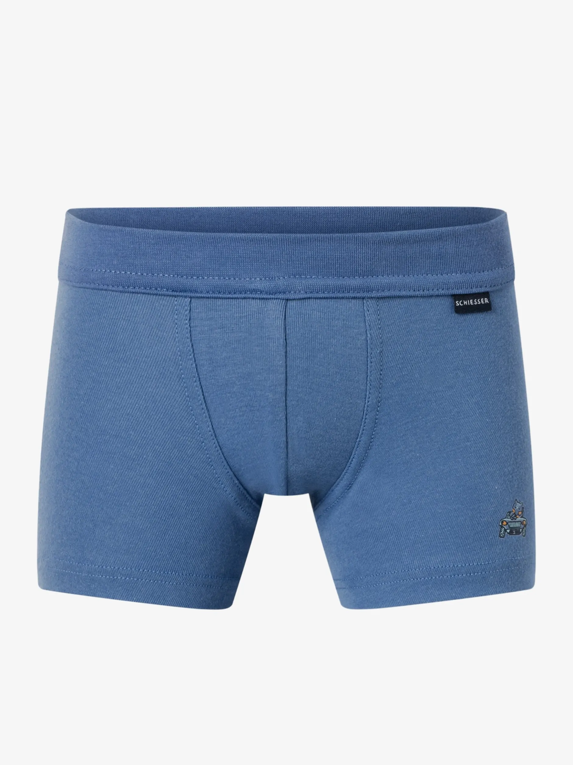 Schiesser Jungen Trunk - Fine Rib Multi in mehrfarbig