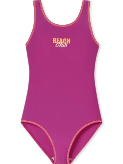 Schiesser Mädchen Badeanzug - Aqua Teens in fuchsia