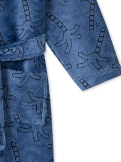 Schiesser Mädchen Bademantel - Aqua Kids Girl in hellblau
