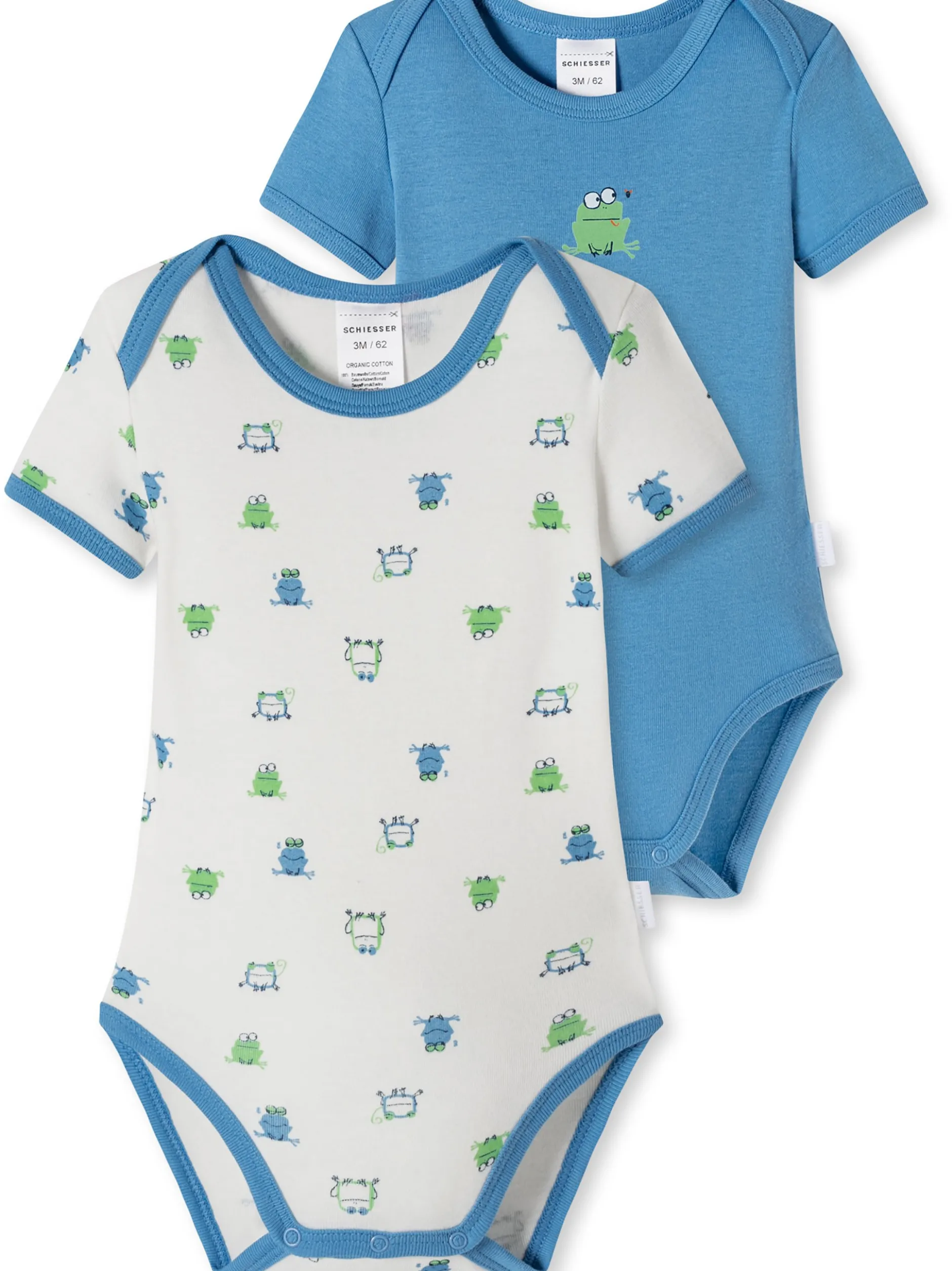 Schiesser Mädchen Body - Natural Love Organic Cotton in mehrfarbig