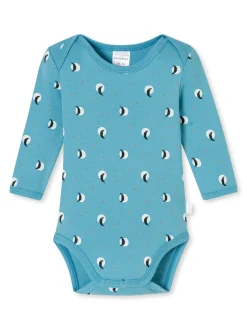 Schiesser Mädchen Body - Natural Love in blau