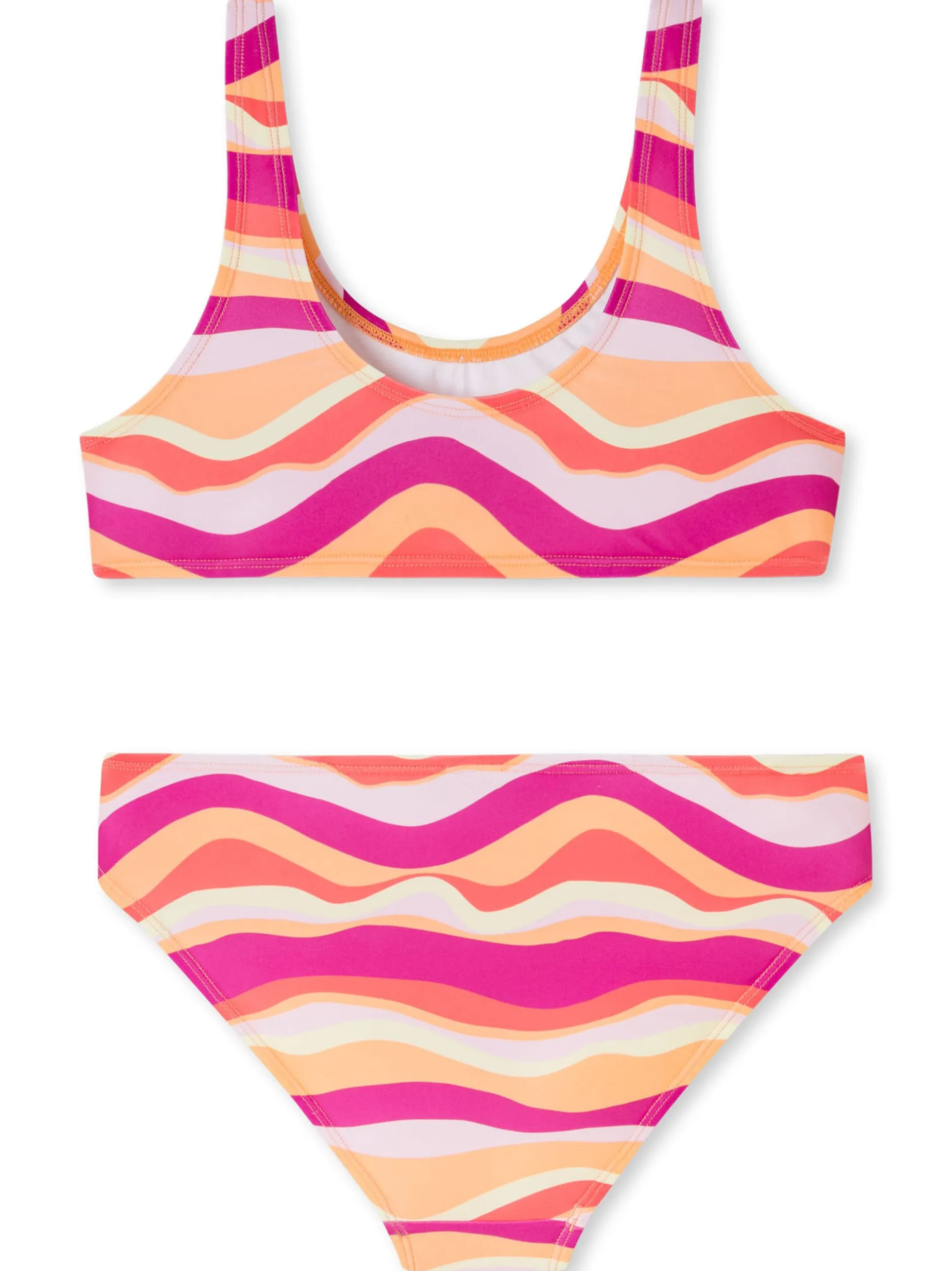 Schiesser Mädchen Bustier-Bikini - Aqua Teens in rot