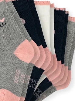 Schiesser Mädchen Freizeitsocken - "Hi" in mehrfarbig