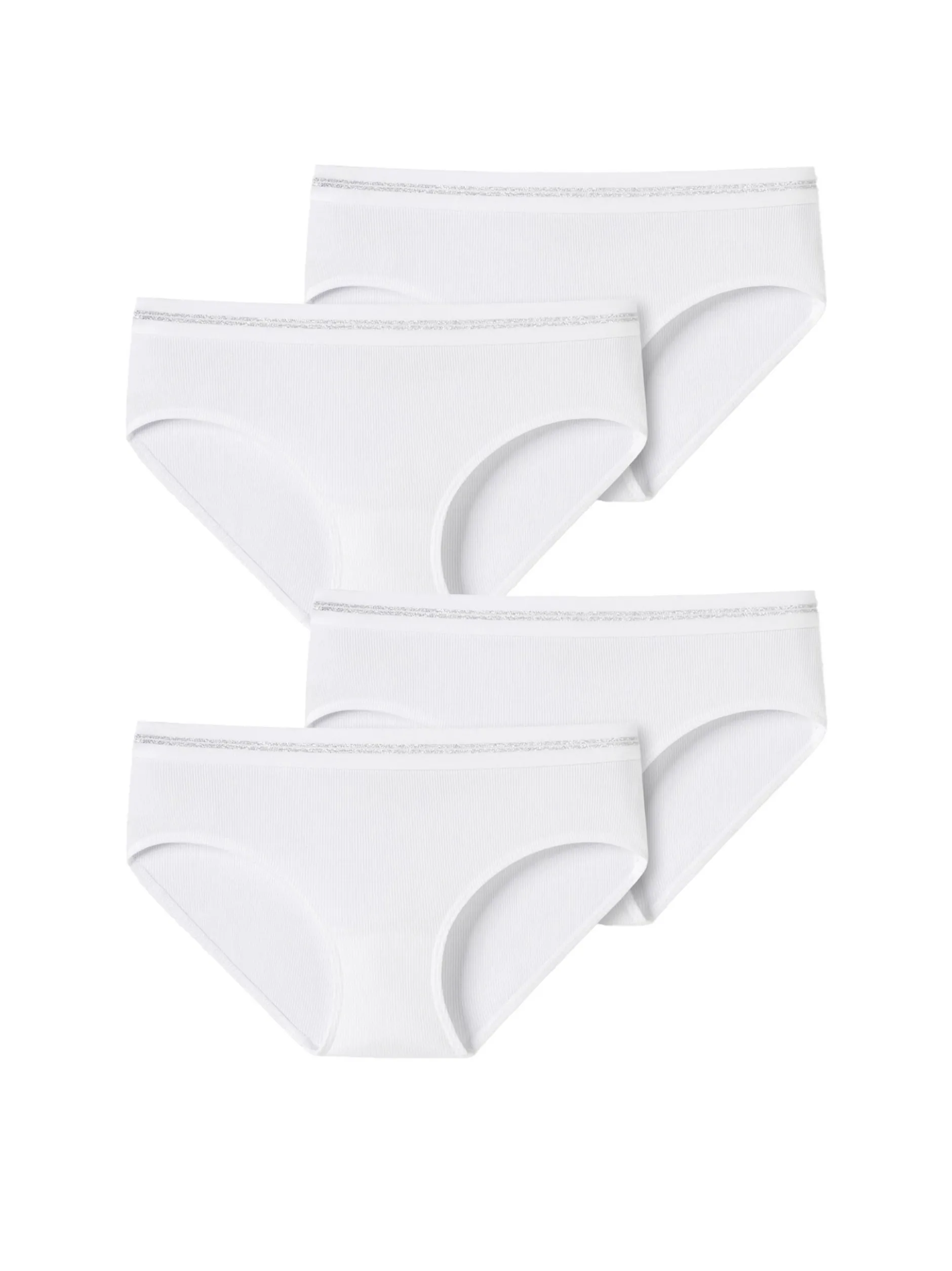 Schiesser Mädchen Panty - Long Life Rib in weiß