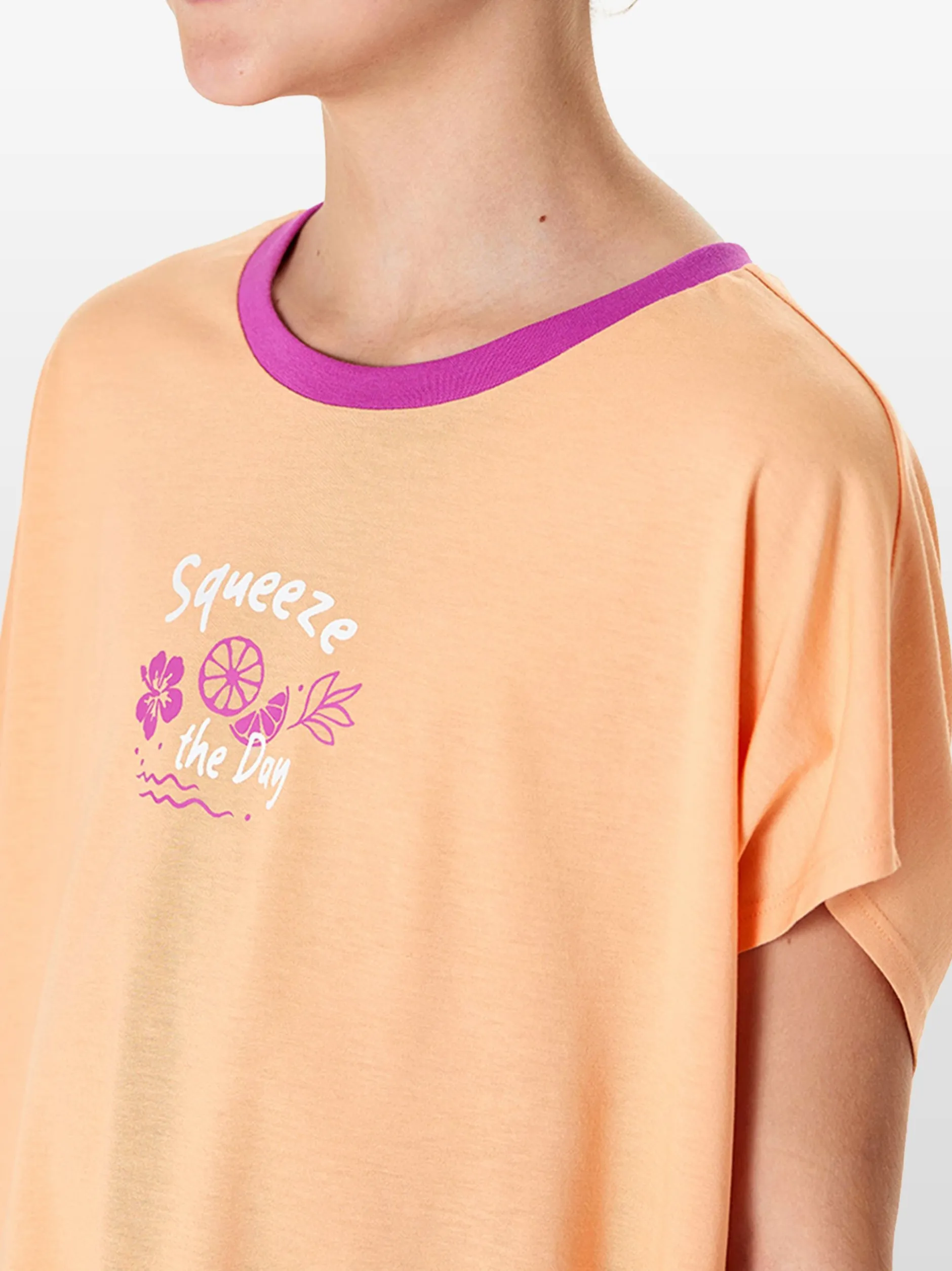 Schiesser Mädchen Pyjama in orange