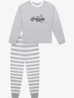 Schiesser Mädchen Pyjama - Nightwear in grau