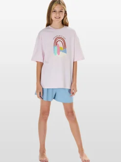Schiesser Mädchen Pyjama - Nightwear in rosa