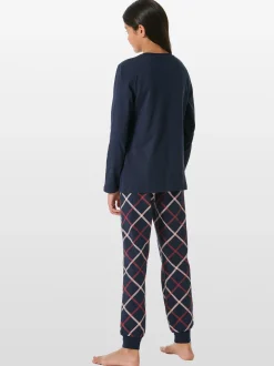 Schiesser Mädchen Pyjama - Nightwear 3 in marine
