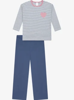 Schiesser Mädchen Pyjama - Nightwear in blau