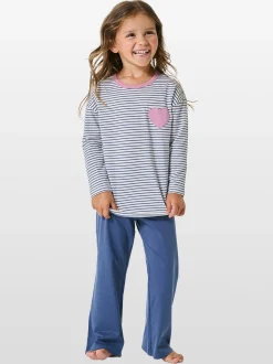 Schiesser Mädchen Pyjama - Nightwear in blau