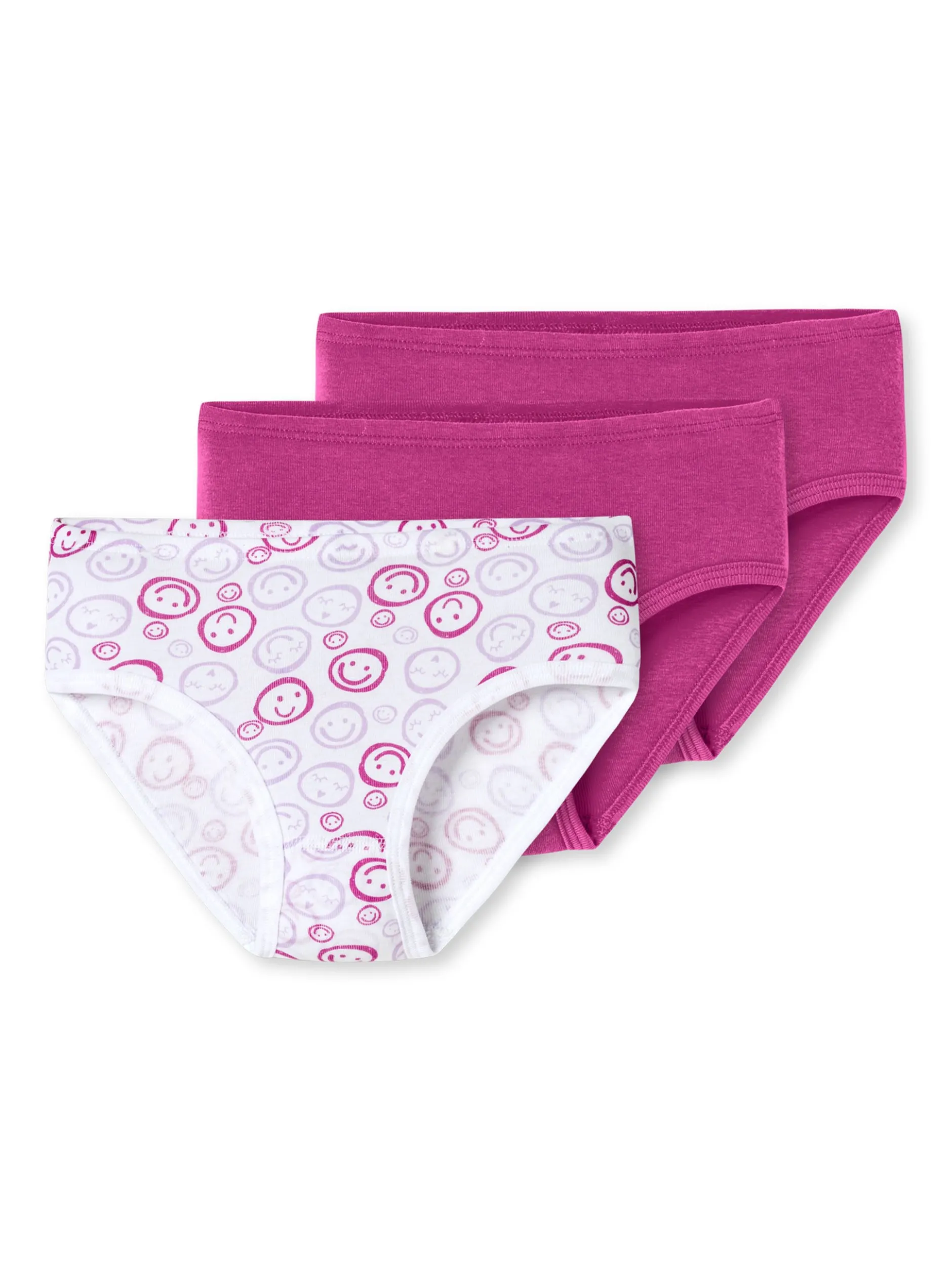 Schiesser Mädchen Slip - Fine Rib Multi in mehrfarbig
