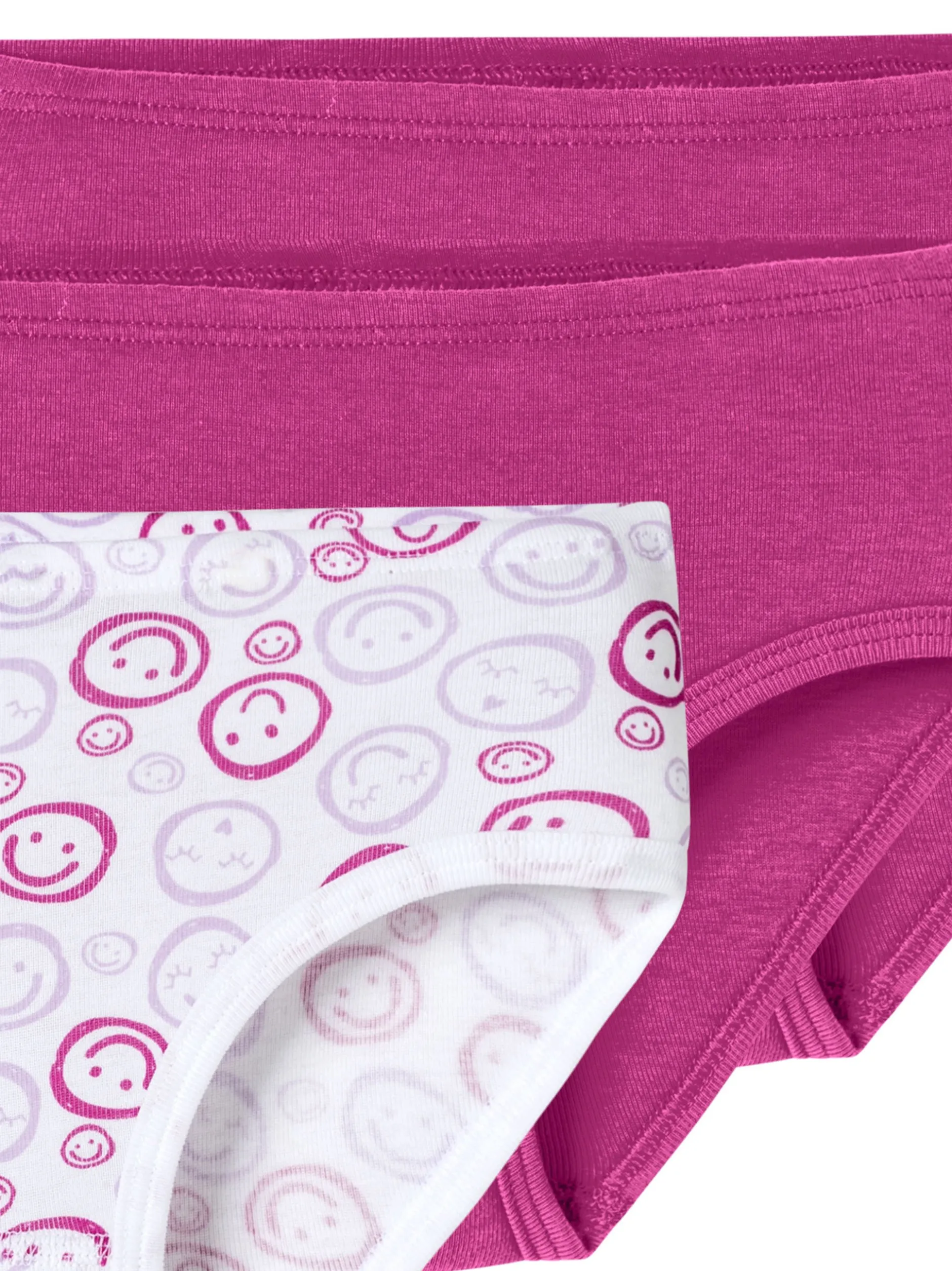 Schiesser Mädchen Slip - Fine Rib Multi in mehrfarbig
