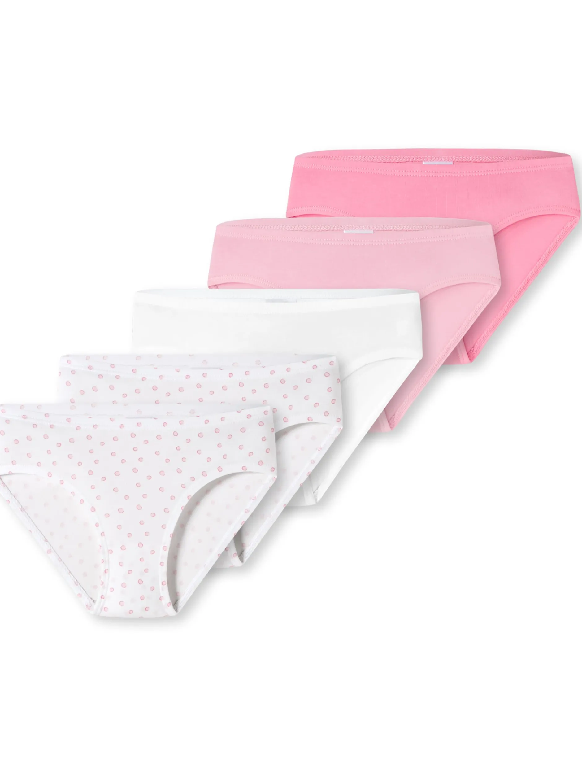 Schiesser Mädchen Slips - 5er-Pack Basic Kids in mehrfarbig