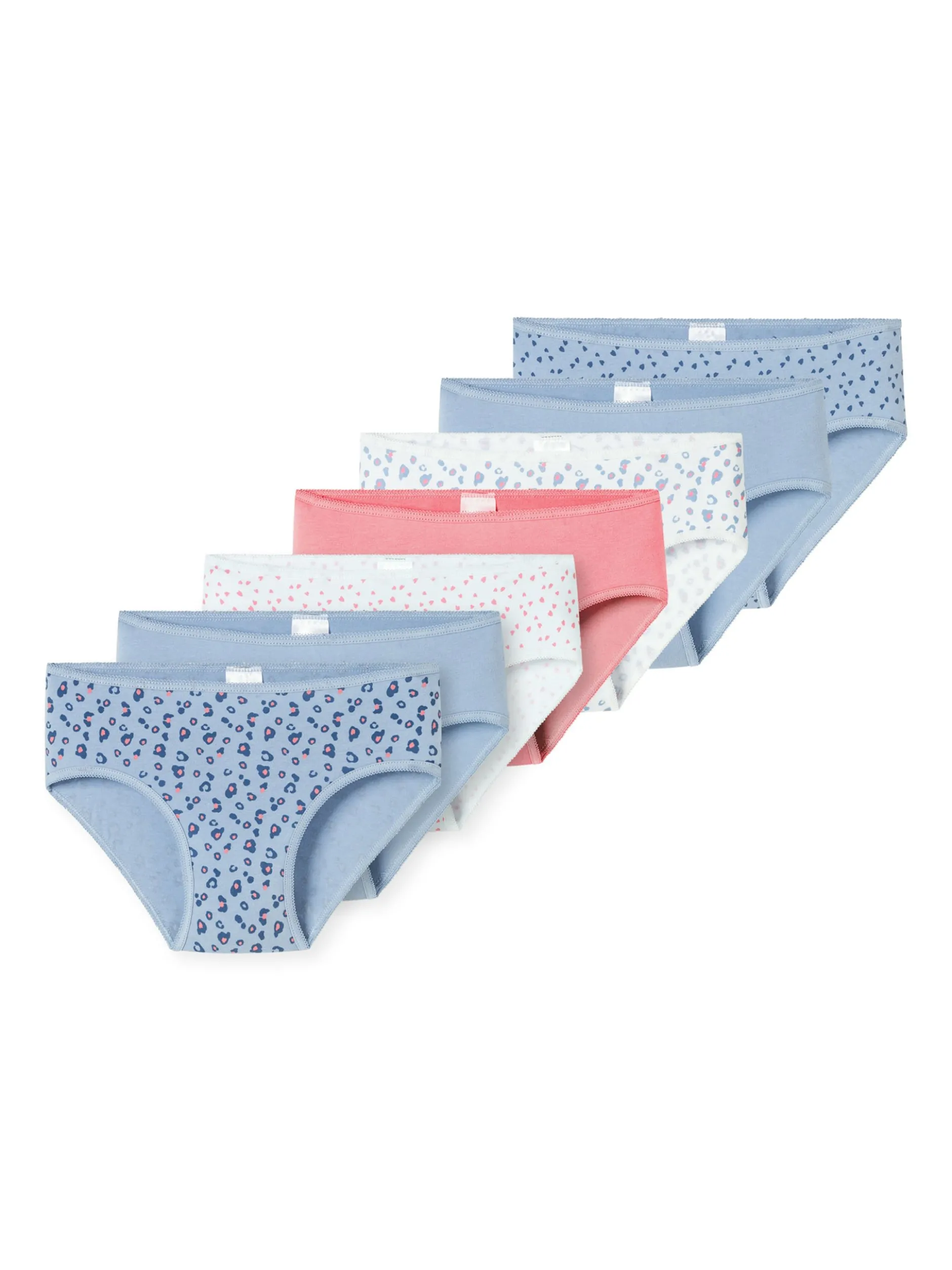 Schiesser Mädchen Slips im 7er-Pack in mehrfarbig