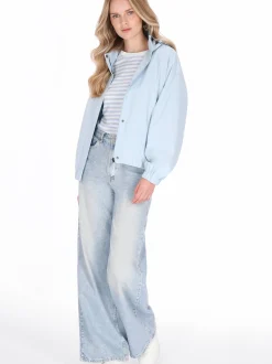 Schmuddelwedda Damen Jacke in blau