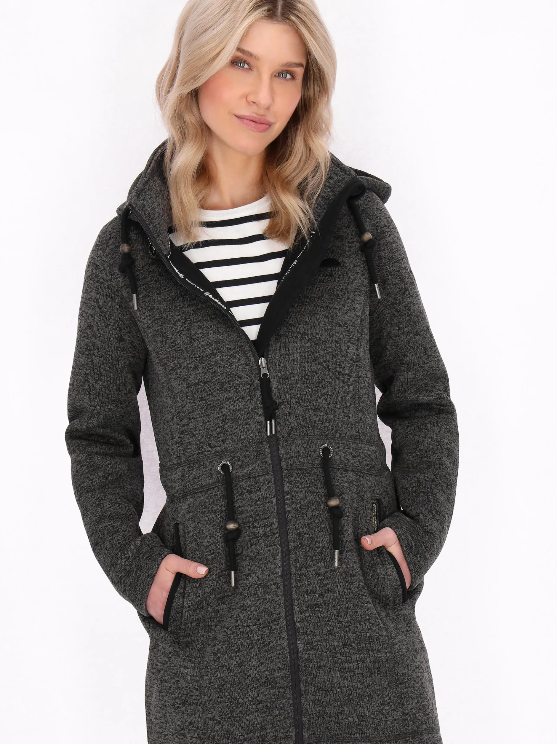 Schmuddelwedda Damen Jacke in grau