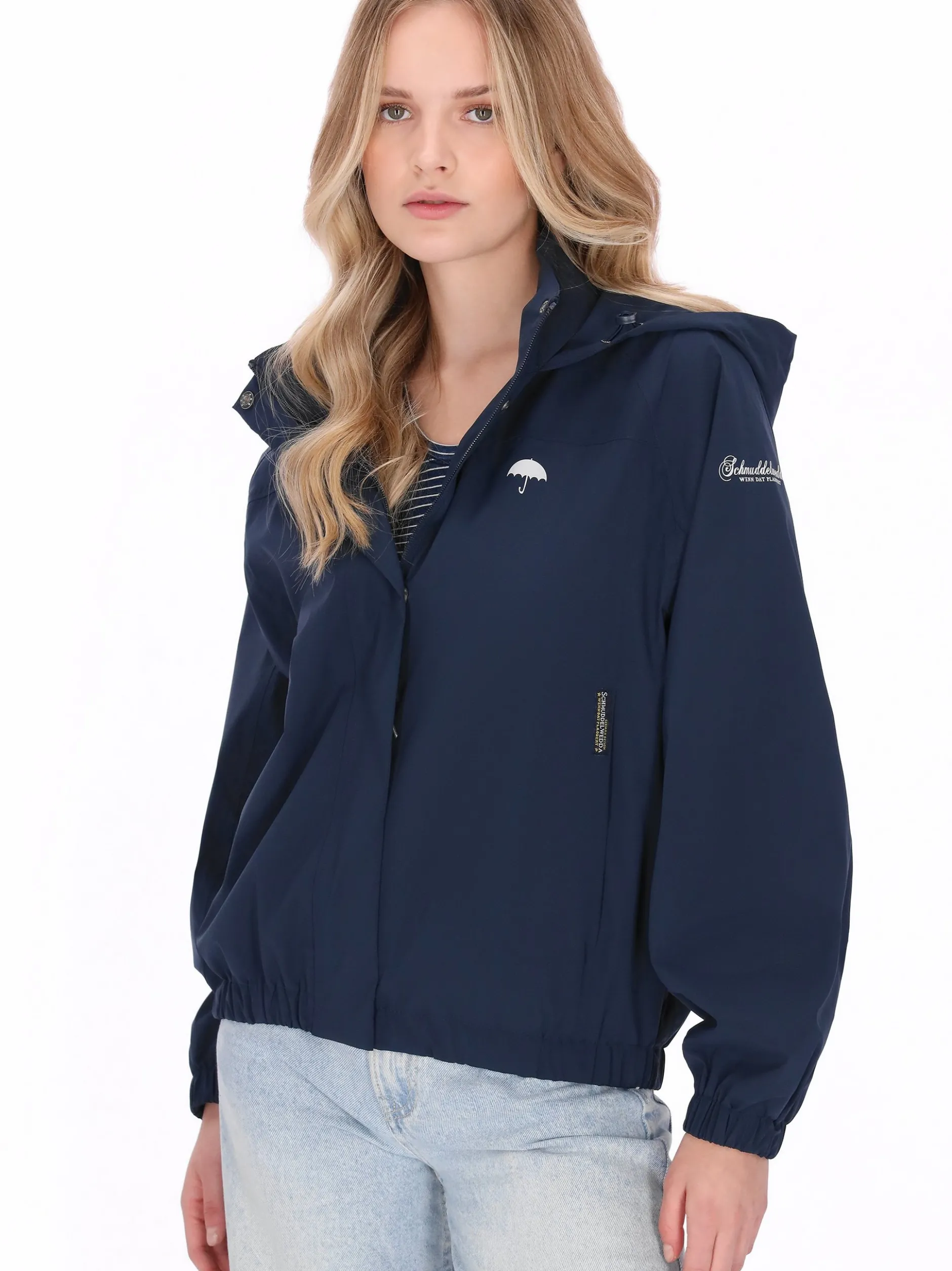 Schmuddelwedda Damen Jacke in marine
