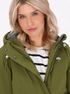 Schmuddelwedda Damen Jacke in oliv
