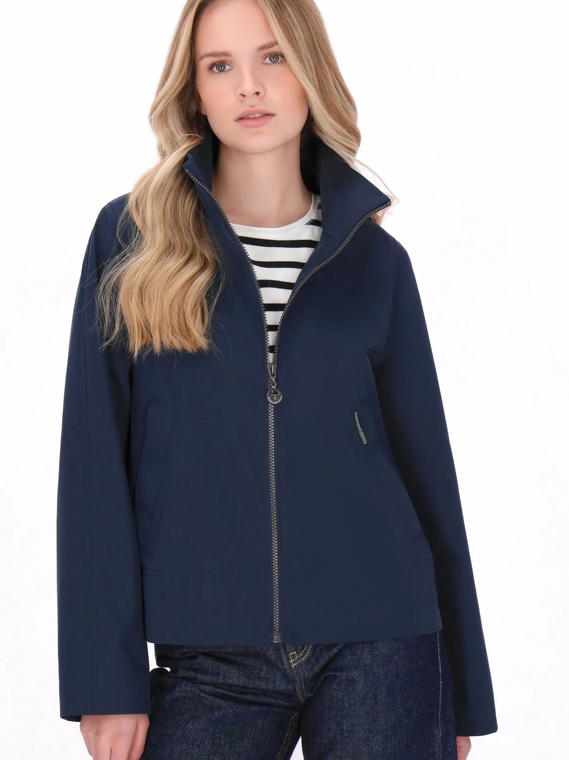 Schmuddelwedda Damen Jacke in marine