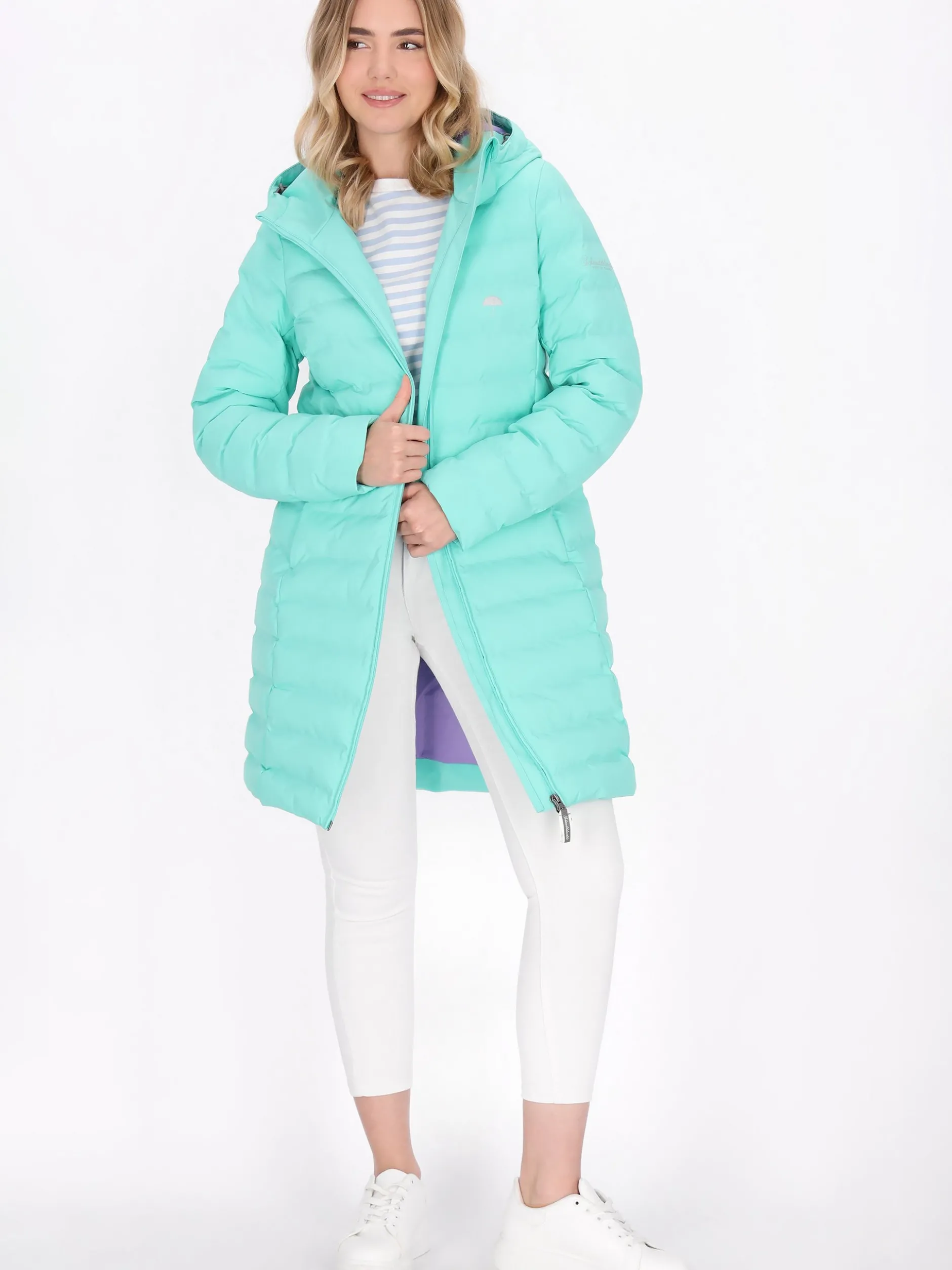 Schmuddelwedda Damen Jacke in türkis