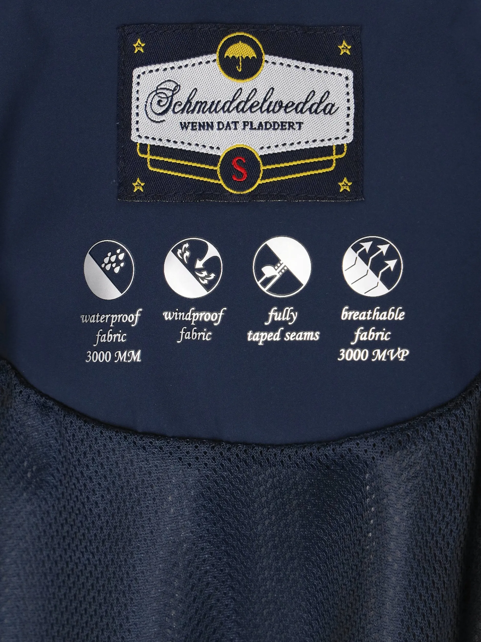 Schmuddelwedda Damen Jacke in marine