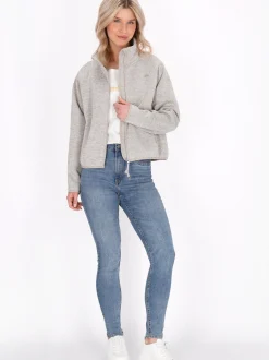 Schmuddelwedda Damen Jacke in hellgrau