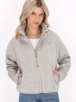 Schmuddelwedda Damen Jacke in hellgrau