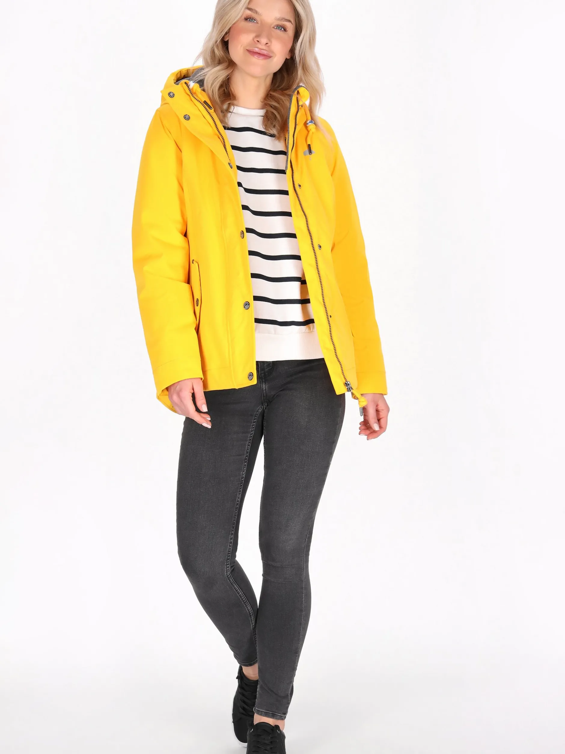 Schmuddelwedda Damen Jacke in gelb