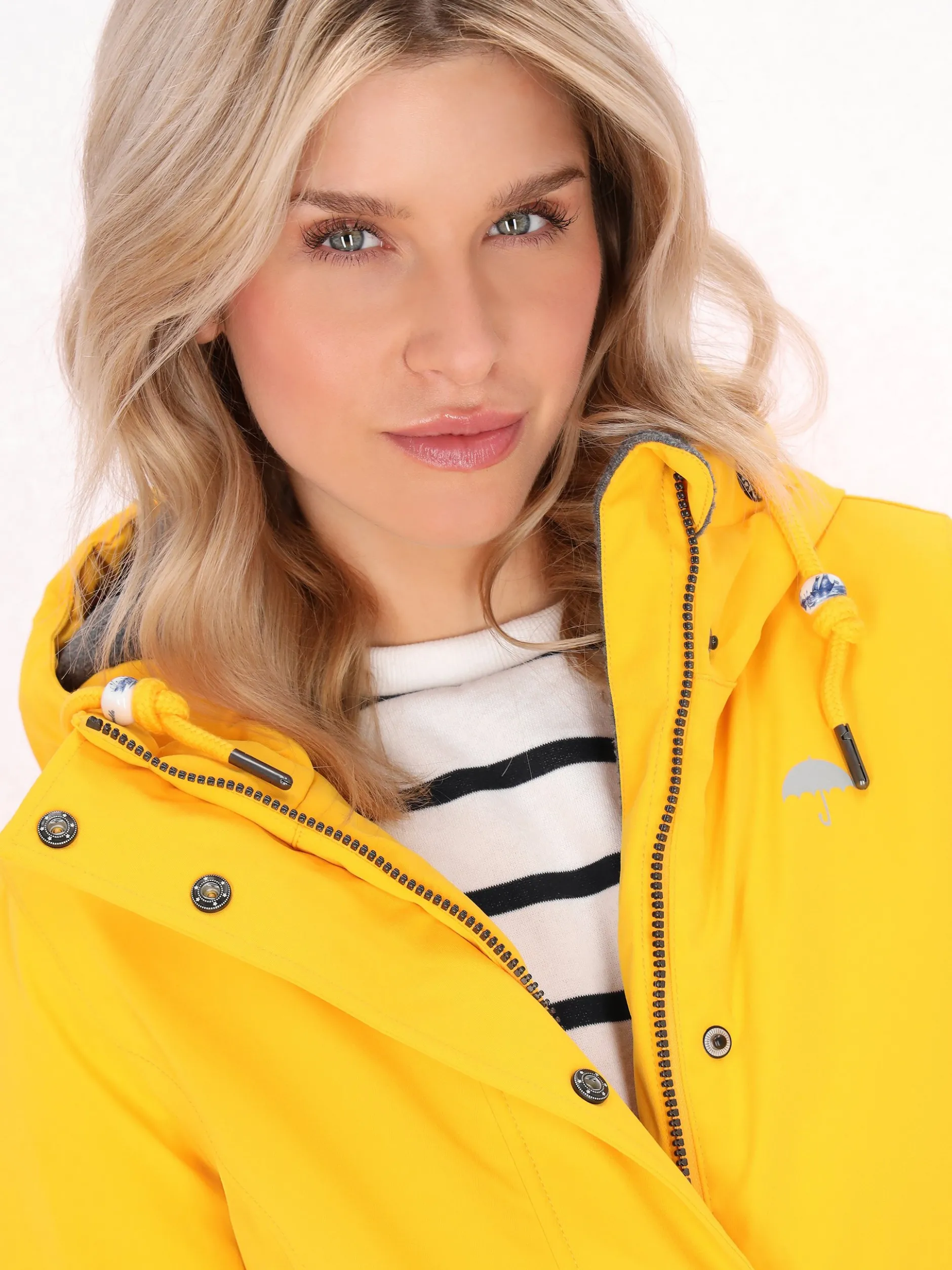 Schmuddelwedda Damen Jacke in gelb