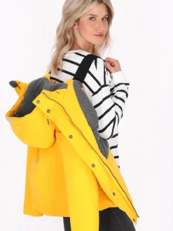 Schmuddelwedda Damen Jacke in gelb