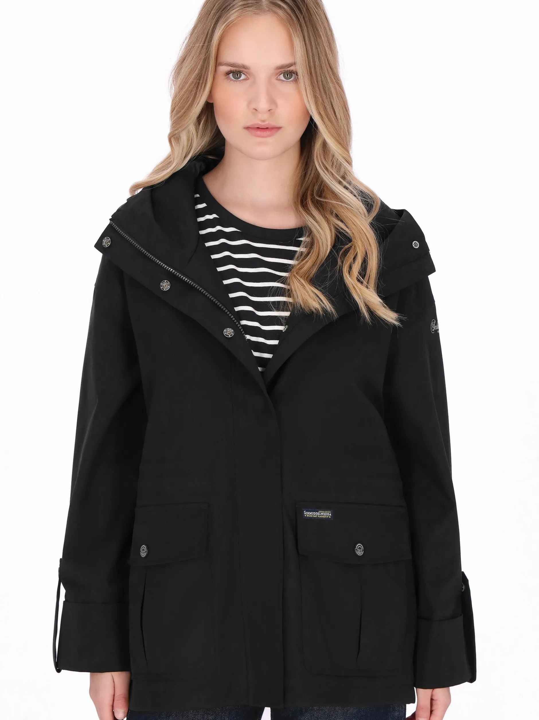 Schmuddelwedda Damen Jacke in schwarz
