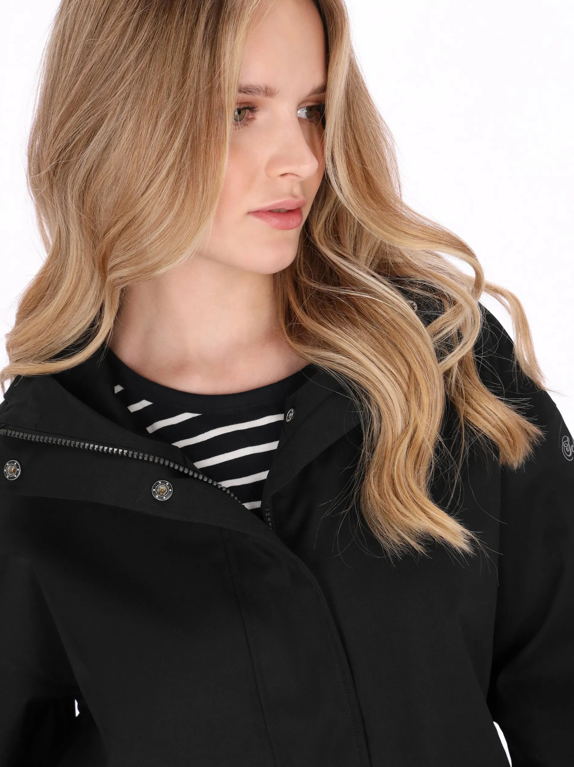 Schmuddelwedda Damen Jacke in schwarz