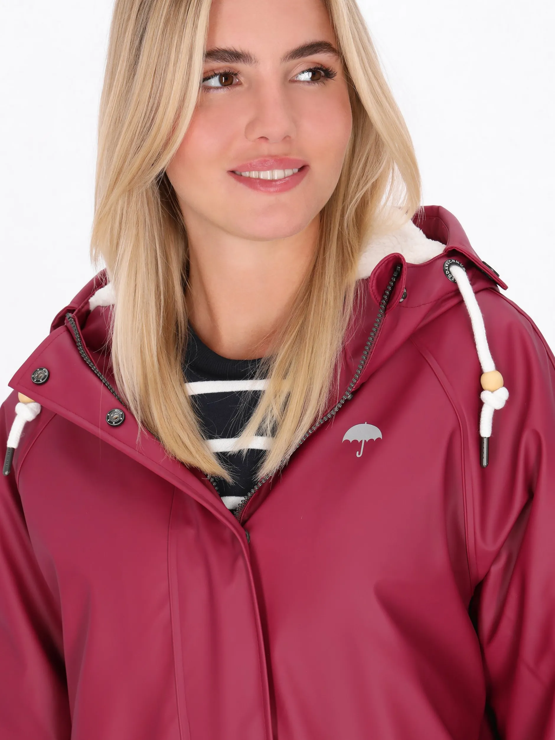 Schmuddelwedda Damen Jacke in rot