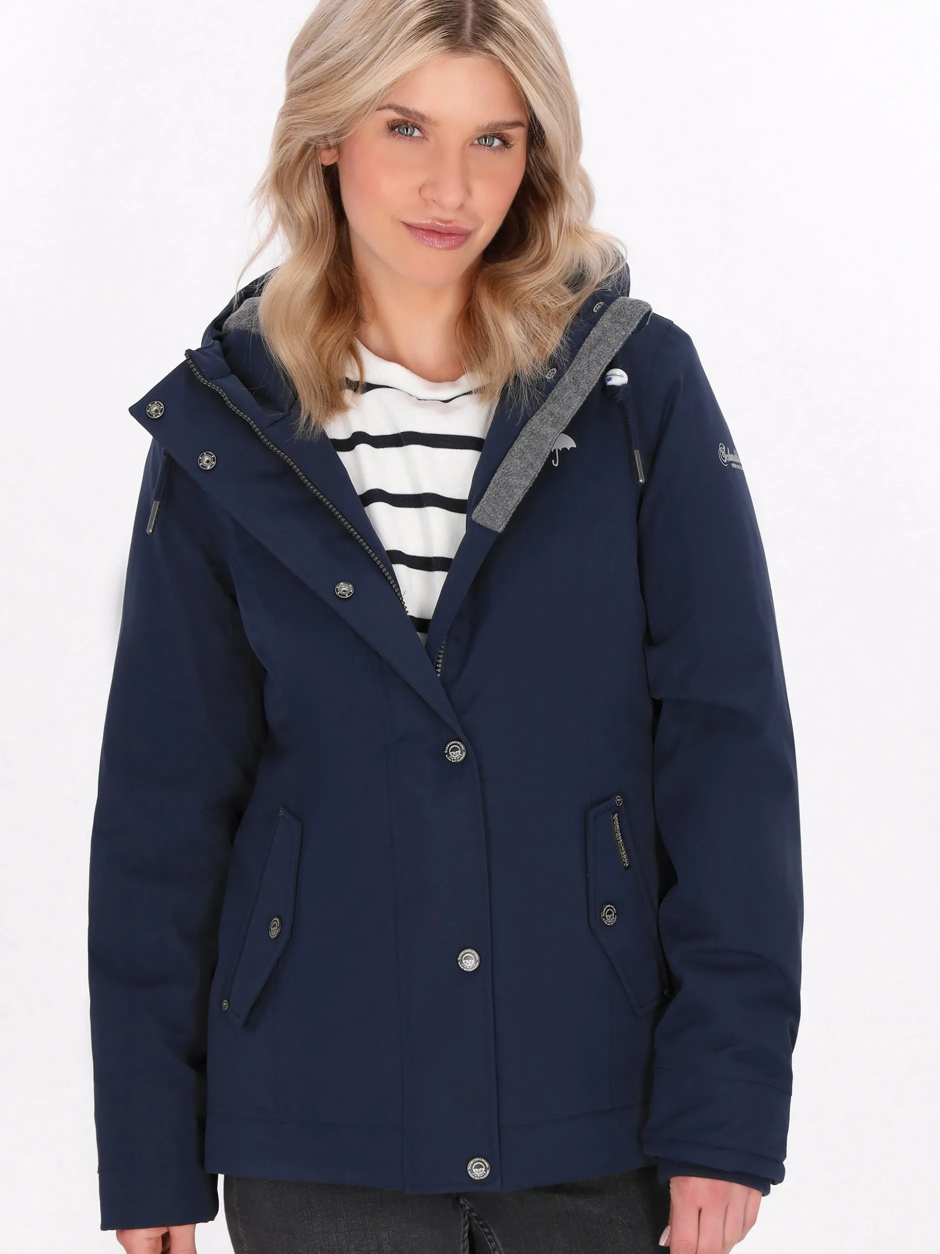Schmuddelwedda Damen Jacke in marine