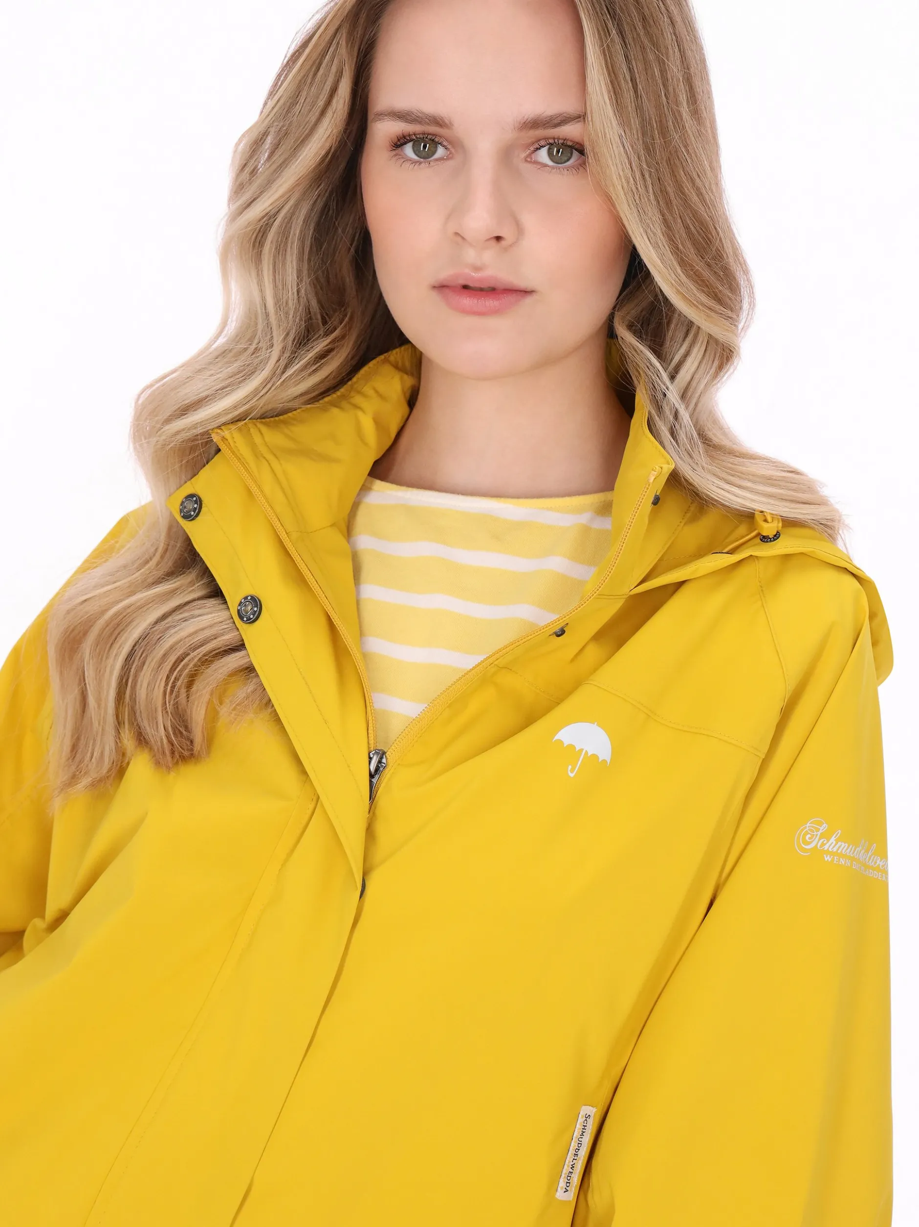 Schmuddelwedda Damen Jacke in gelb