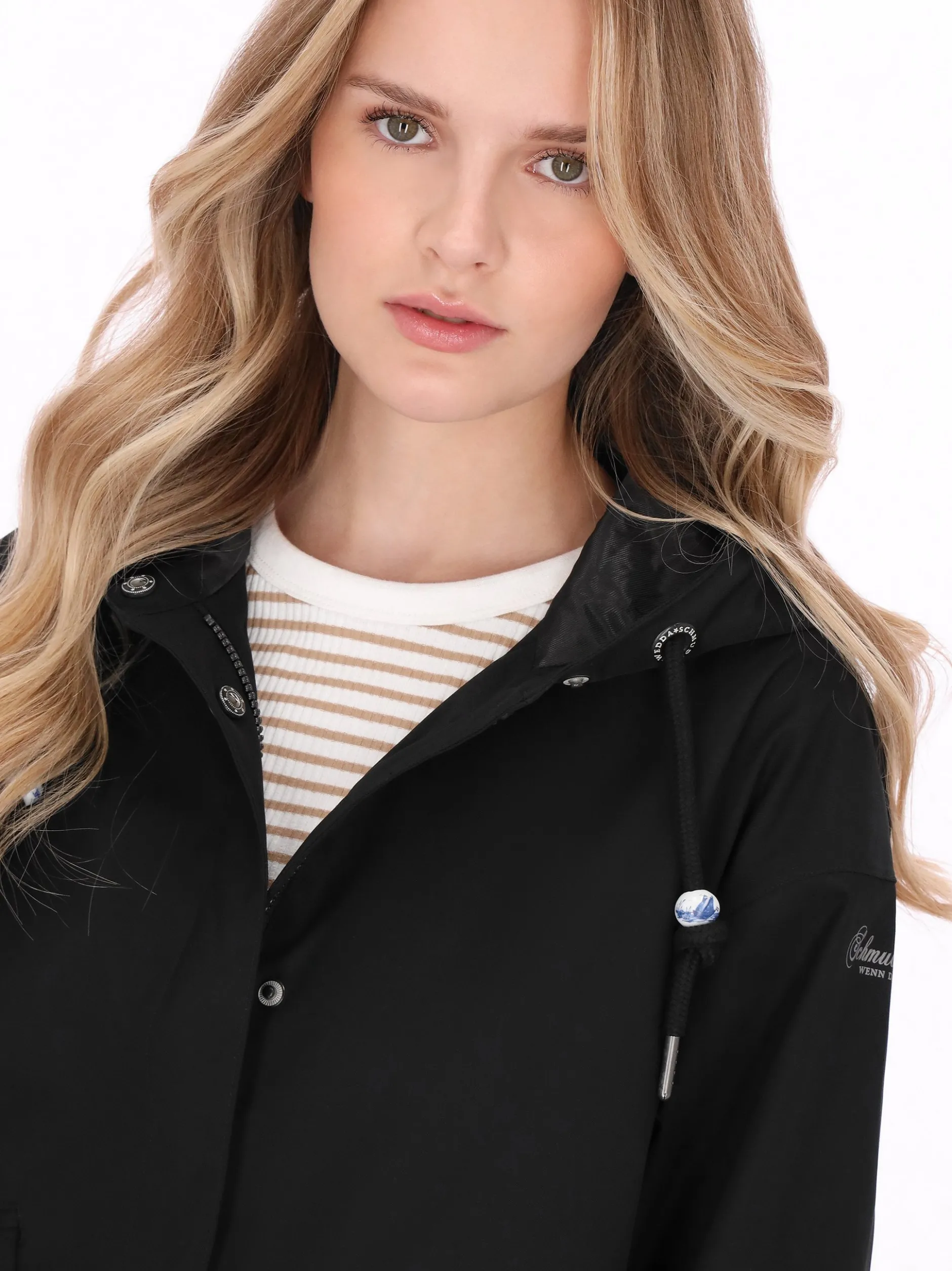 Schmuddelwedda Damen Jacke in schwarz