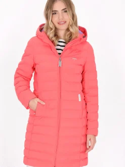 Schmuddelwedda Damen Jacke in koralle