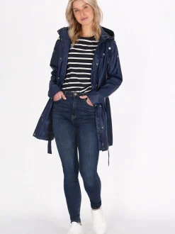 Schmuddelwedda Damen Mantel in marine