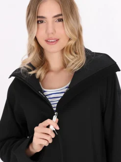 Schmuddelwedda Damen Mantel in schwarz