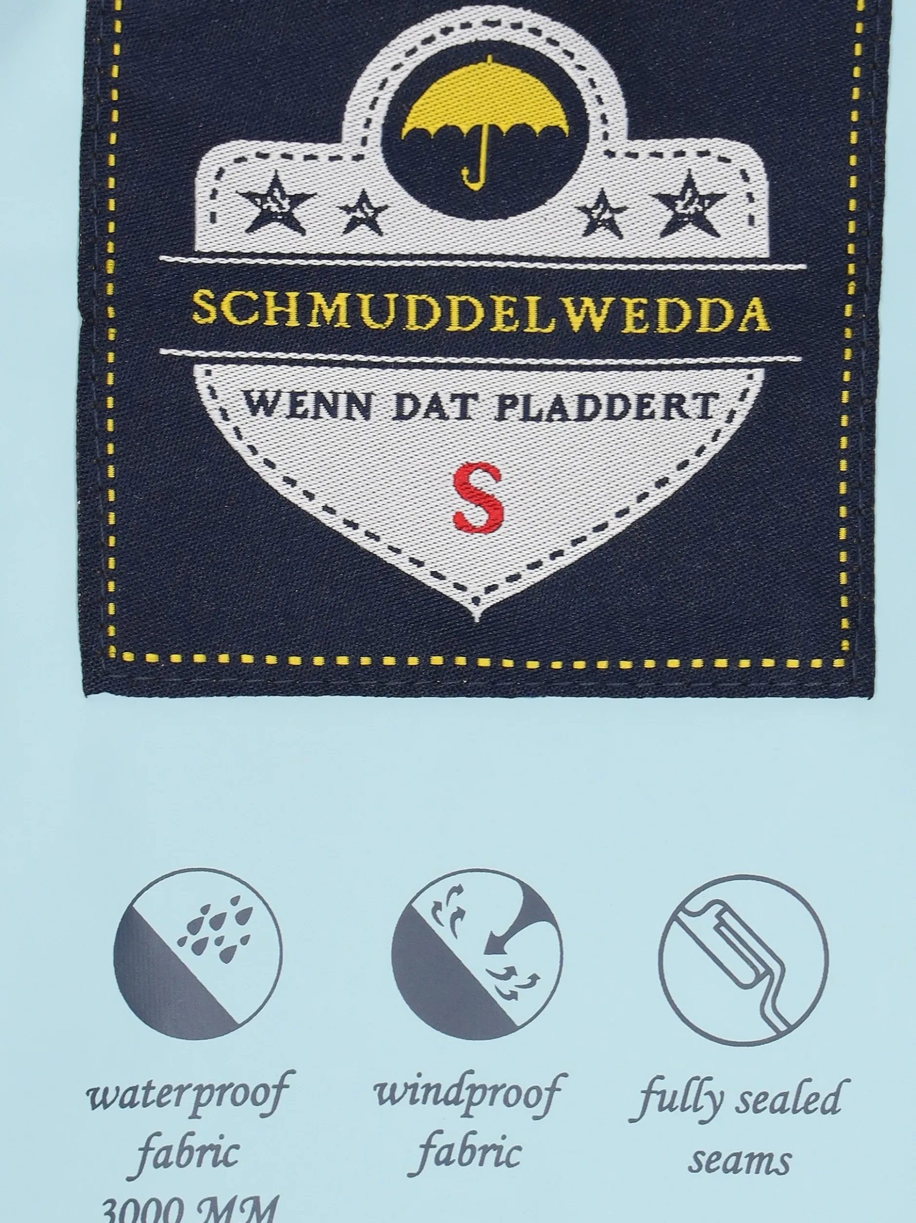 Schmuddelwedda Damen Mantel in blau