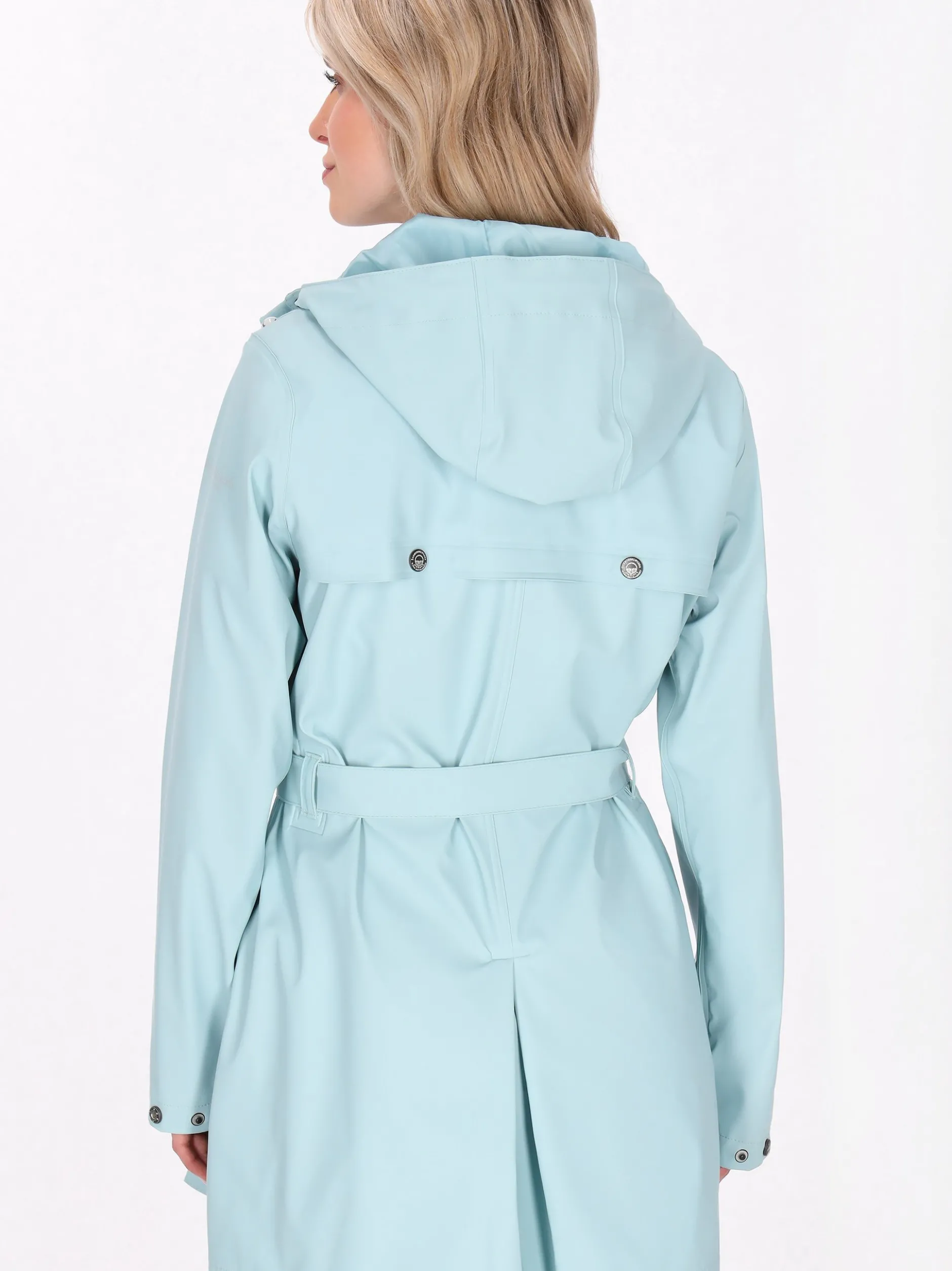 Schmuddelwedda Damen Mantel in blau