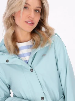 Schmuddelwedda Damen Mantel in blau