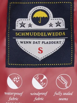 Schmuddelwedda Damen Mantel in bordeaux