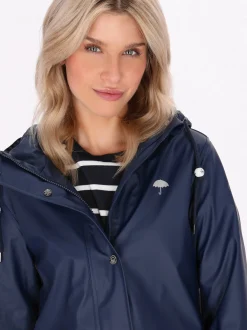 Schmuddelwedda Damen Mantel in marine