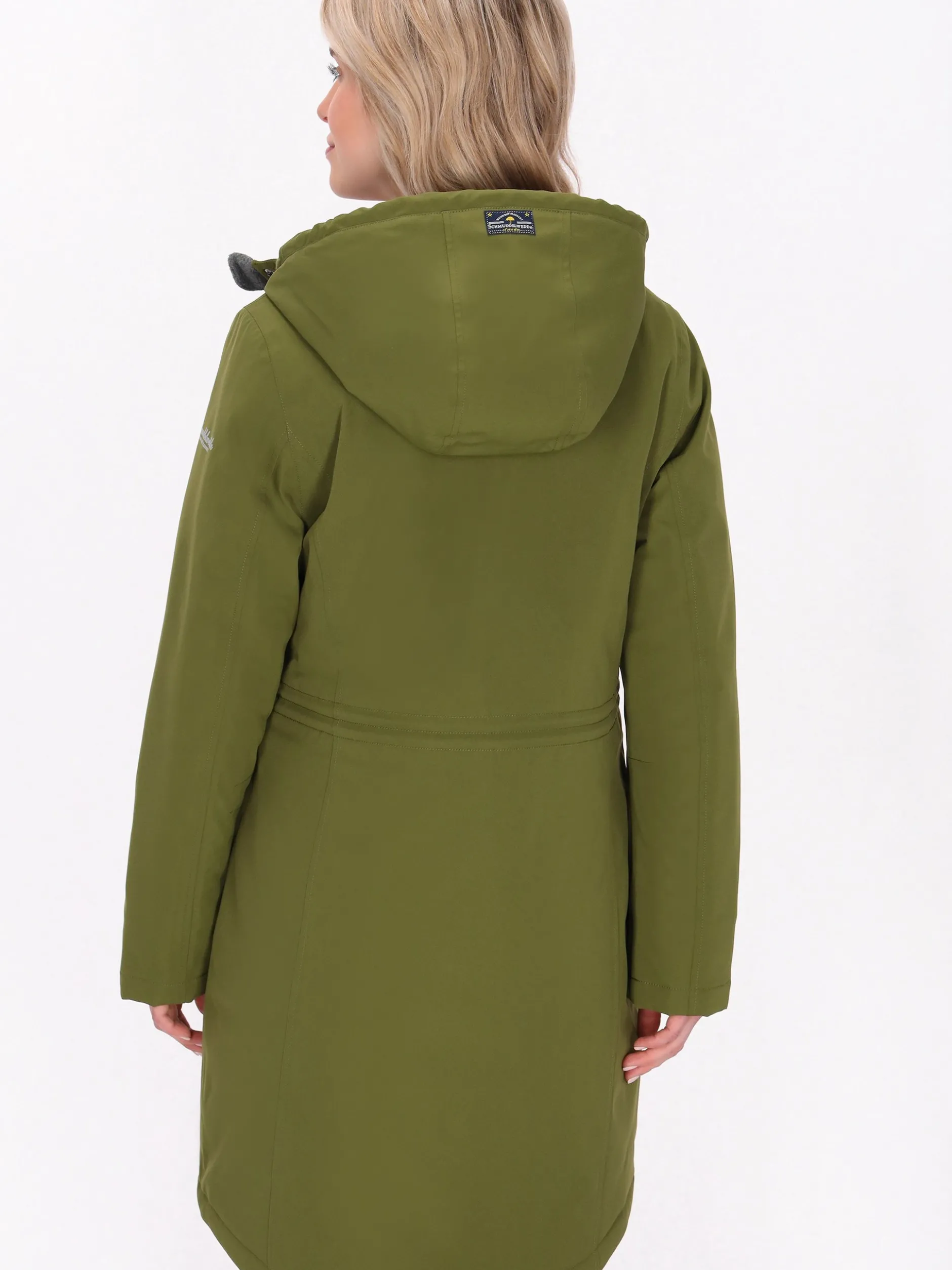 Schmuddelwedda Damen Parka in oliv